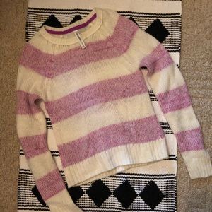 Stripped pink sweater